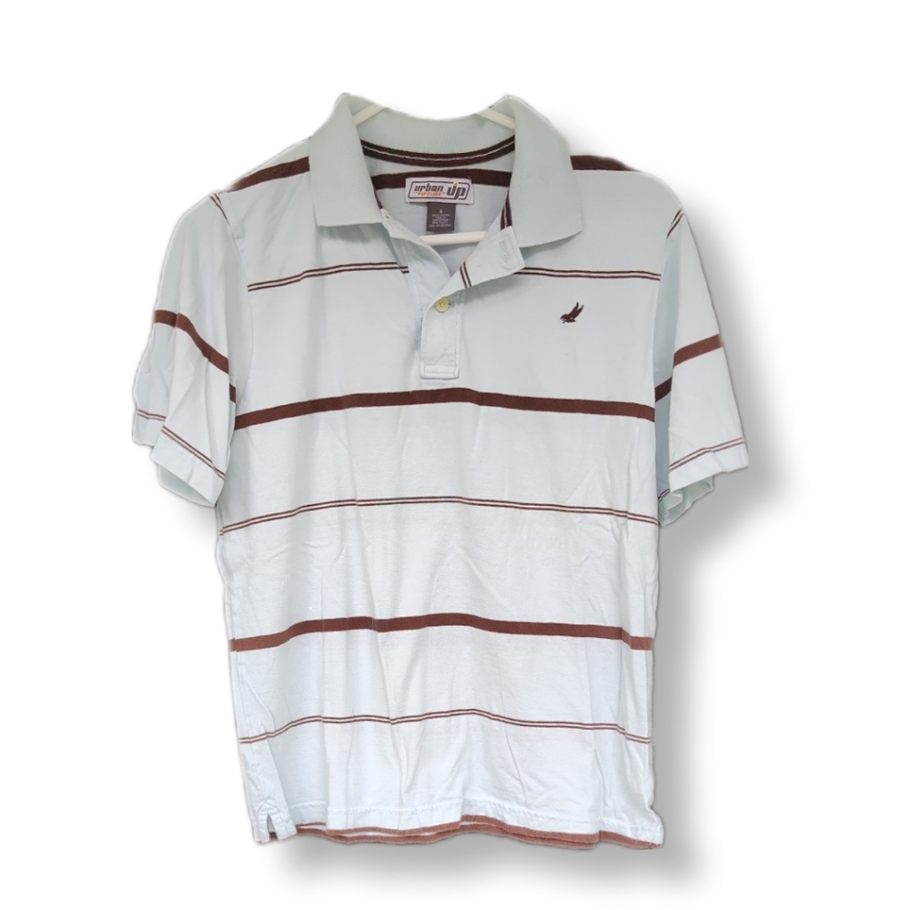 Y2K Urban Pipeline Up, Polo Collar Shirt, sz. S